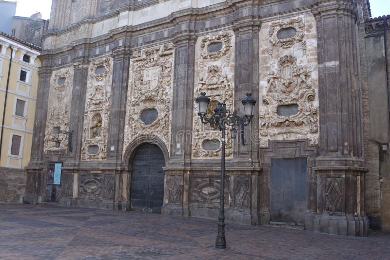 Zaragoza, Spain - Church of Santa Isabel De Portugal in the Plaza Del  Justicia, Zaragoza Editorial Photography - Image of portugal, retro:  233284417