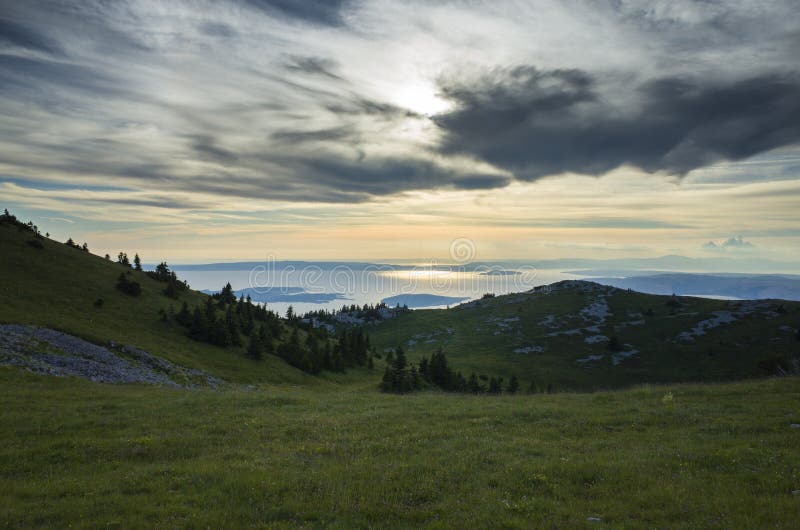 Zavizan Velebit Chorwacja fotografia royalty free