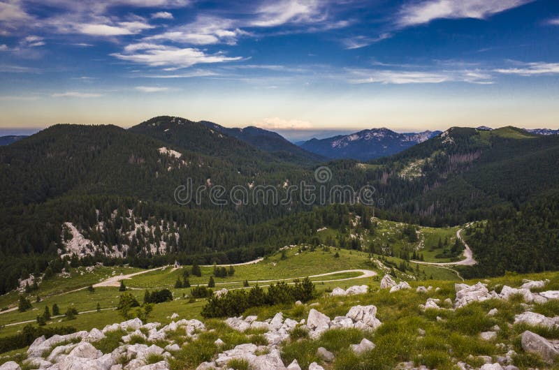 Zavizan Velebit Chorwacja fotografia royalty free