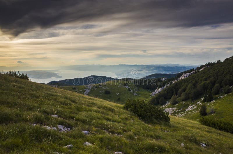 Zavizan Velebit Chorwacja fotografia stock