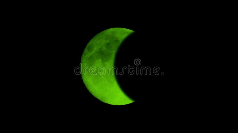 Zaćmienie strasznego zielonego księżyca