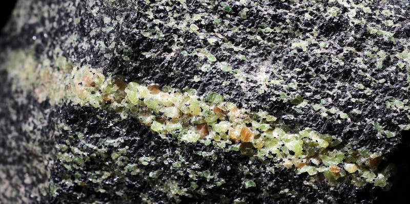 Zbliżenie fotografia olivine gabro kamień fotografia stock Zbliżenie fotografia olivine gabro kamień fotografia stock