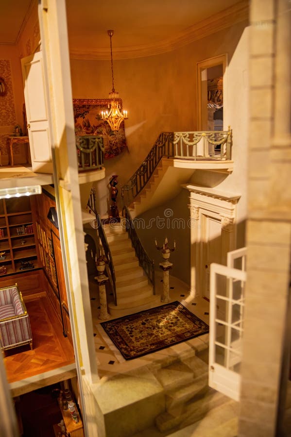Zbliżenie sztuki miniaturowej w muzeum miniatur tajwan zdjęcia stock