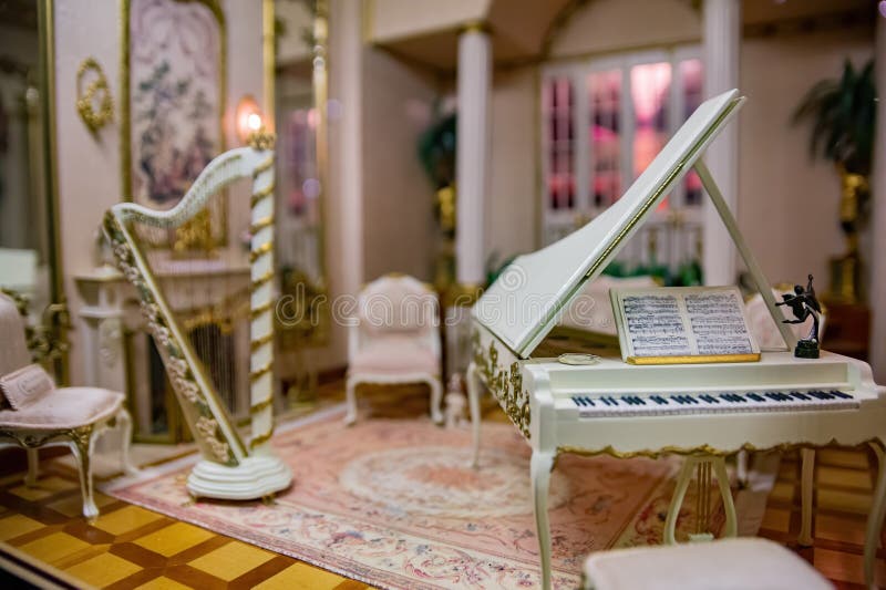 Zbliżenie sztuki miniaturowej w muzeum miniatur tajwan zdjęcie royalty free