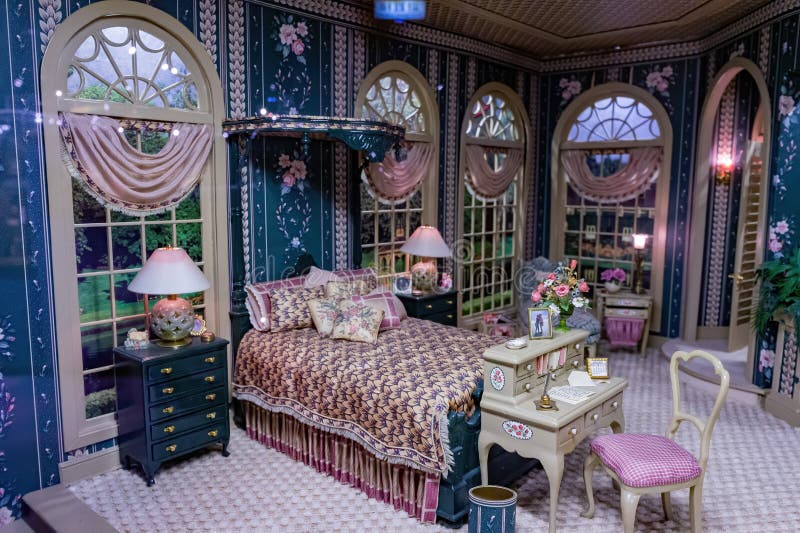 Zbliżenie sztuki miniaturowej w muzeum miniatur tajwan fotografia stock