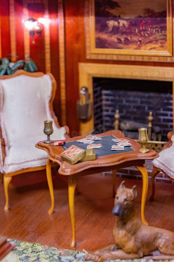 Zbliżenie sztuki miniaturowej w muzeum miniatur tajwan obraz stock