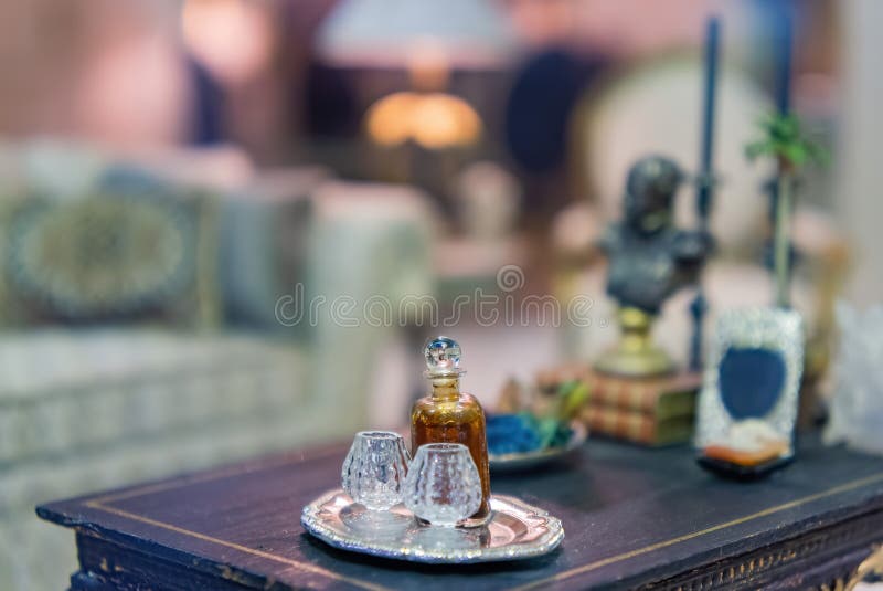 Zbliżenie sztuki miniaturowej w muzeum miniatur tajwan zdjęcie stock