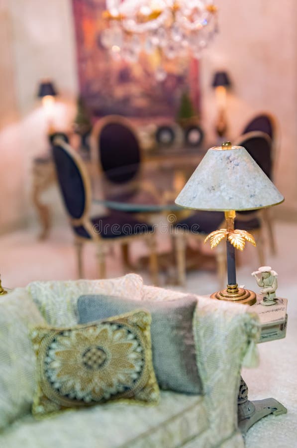 Zbliżenie sztuki miniaturowej w muzeum miniatur tajwan obraz stock