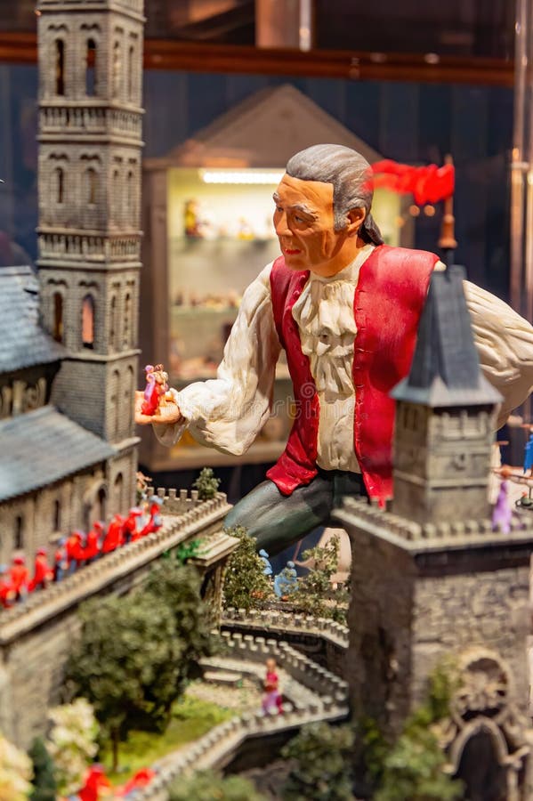 Zbliżenie sztuki miniaturowej w muzeum miniatur tajwan zdjęcie royalty free