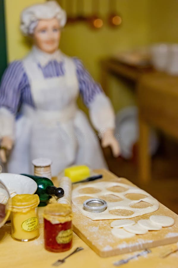 Zbliżenie sztuki miniaturowej w muzeum miniatur tajwan zdjęcie royalty free