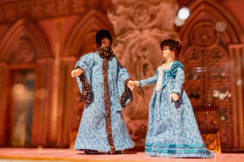 Zbliżenie sztuki miniaturowej w muzeum miniatur tajwan zdjęcie royalty free