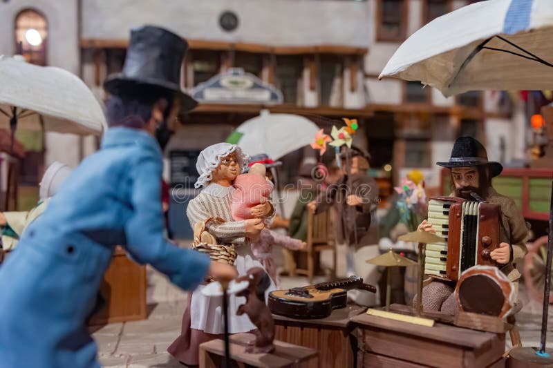 Zbliżenie sztuki miniaturowej w muzeum miniatur tajwan zdjęcia stock