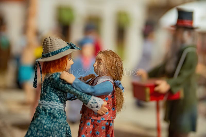 Zbliżenie sztuki miniaturowej w muzeum miniatur tajwan obrazy stock