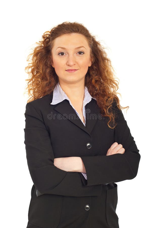 zbroi biznes składającej kobiety fotografia stock zbroi biznes składającej kobiety fotografia stock