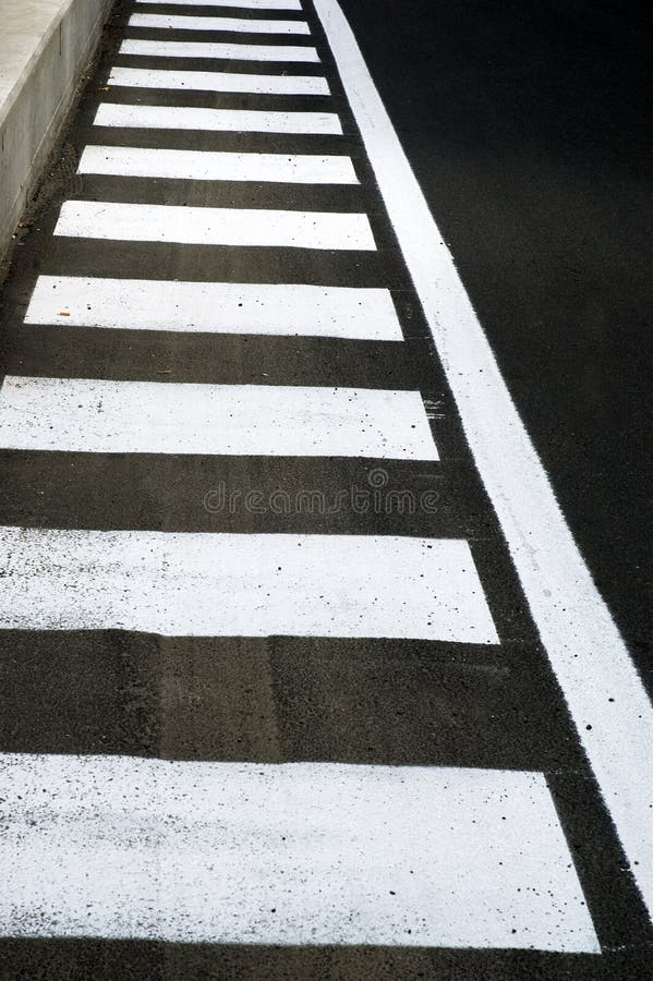 Zebra crossing stock image