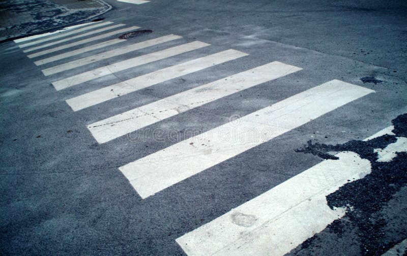 Zebra crossing stock image. Image of cars, road, walker - 548719