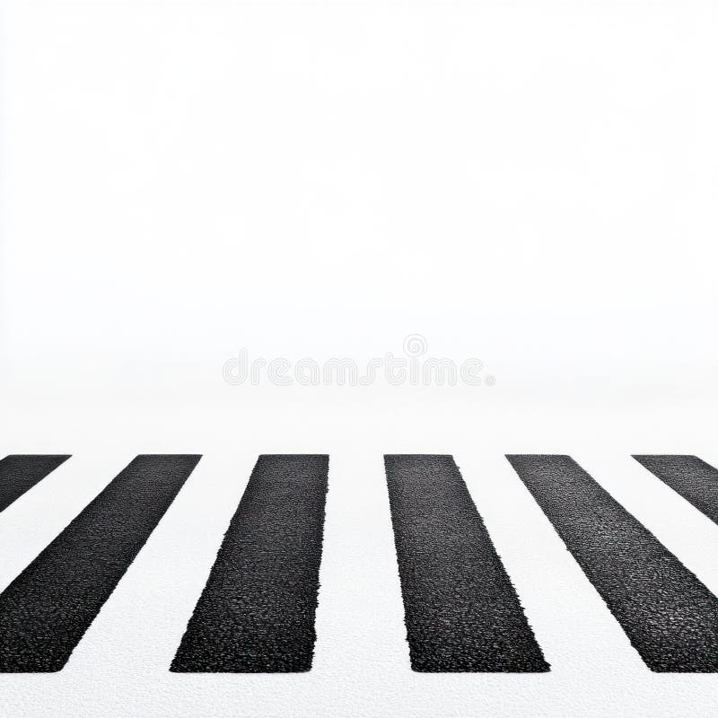 Zebra Crossing Keyboard Illusion lizenzfreie abbildung