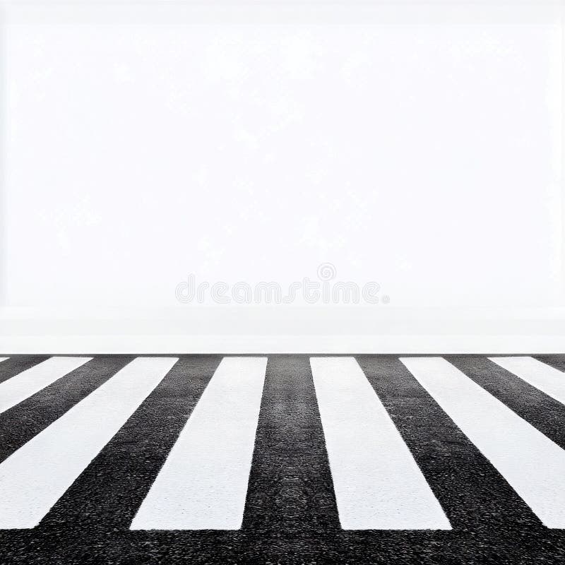 Zebra Crossing Keyboard Illusion vektor abbildung