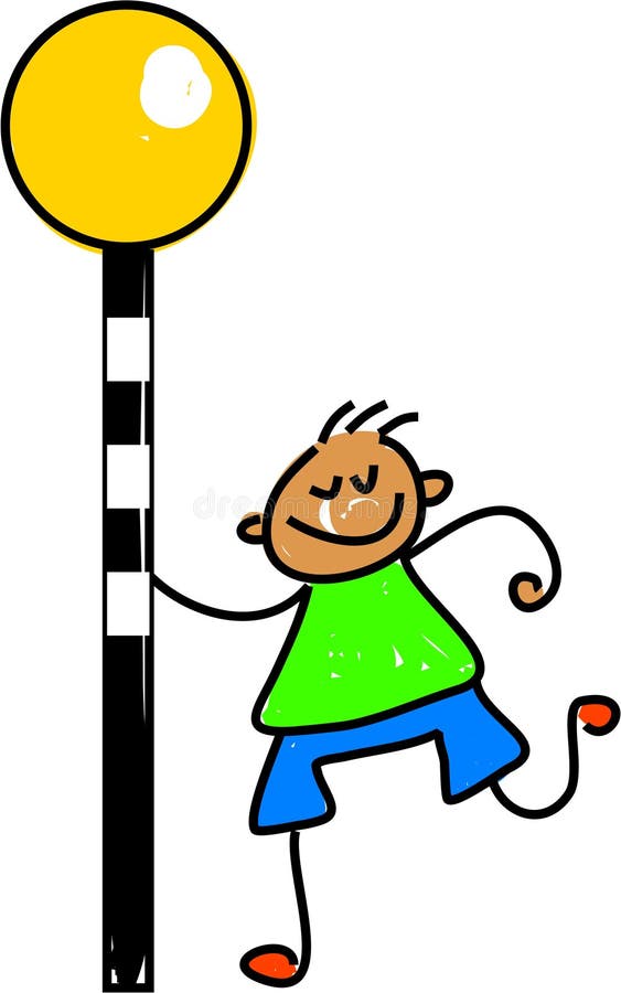 Zebra crossing kid stock illustration. Illustration of preschool 1206439