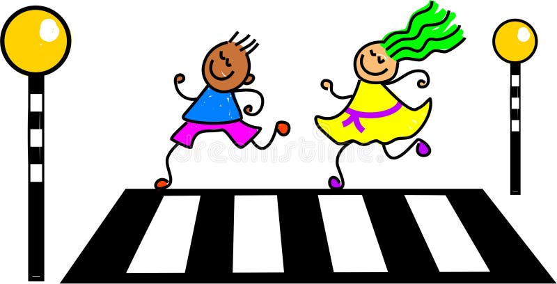 Kids Crossing Road Stock Illustrations – 741 Kids Crossing Road Stock  Illustrations, Vectors & Clipart - Dreamstime