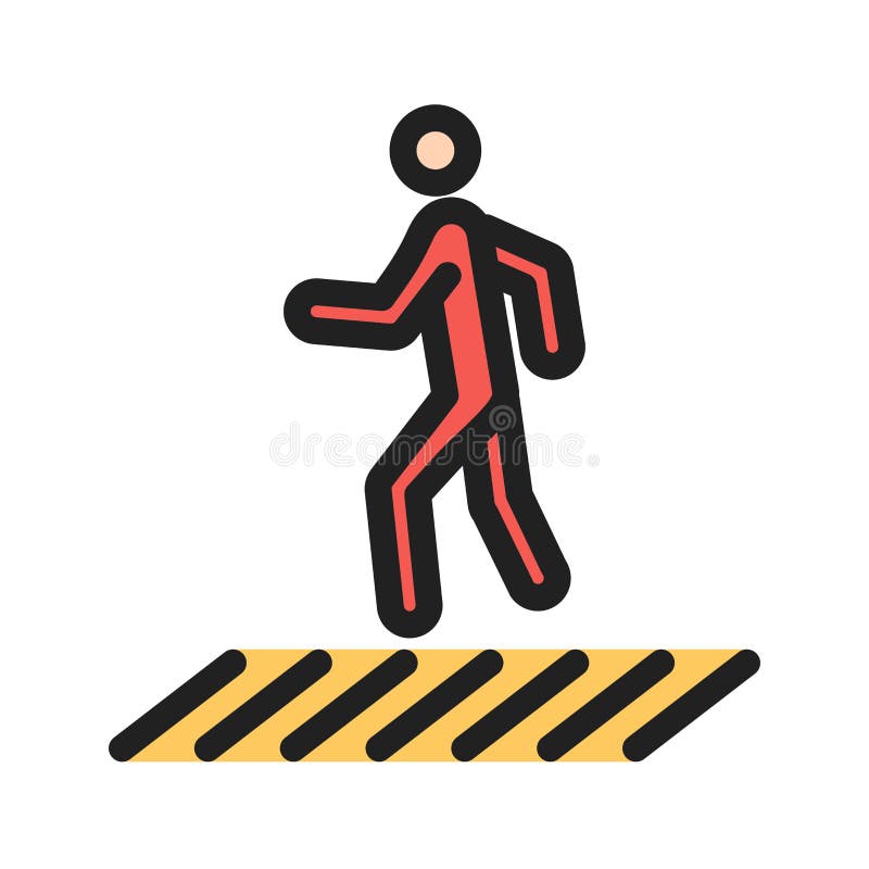 Zebra Crossing stock vector. Illustration of concept - 94218393
