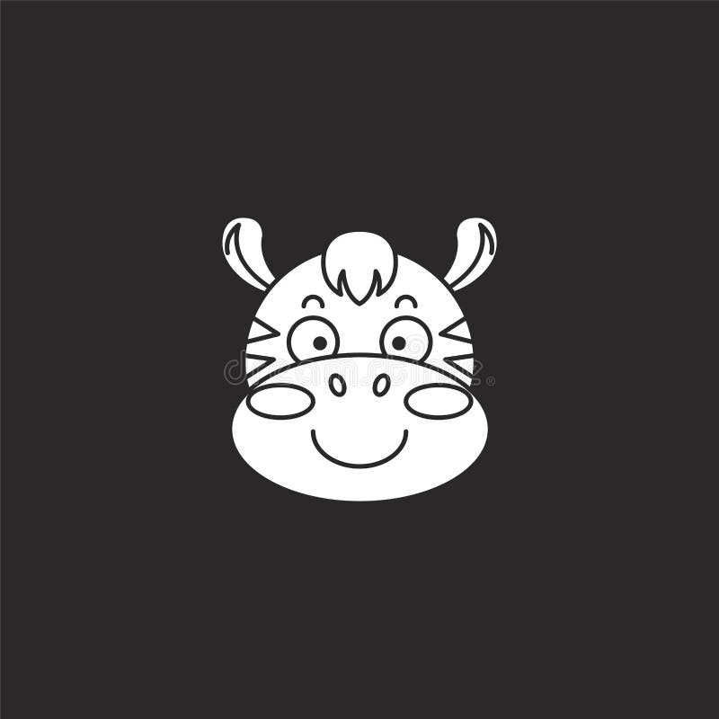 zebra icon. Filled zebra icon for website design and mobile, app development. zebra icon from filled animals collection isolated vector illustration zebra icon. Filled zebra icon for website design and mobile, app development. zebra icon from filled animals collection isolated vector illustration