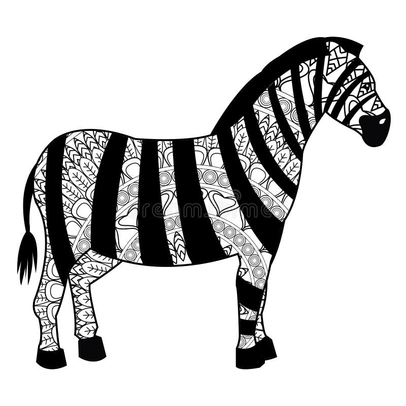 Download Zebra mandala icon stock illustration. Illustration of ...