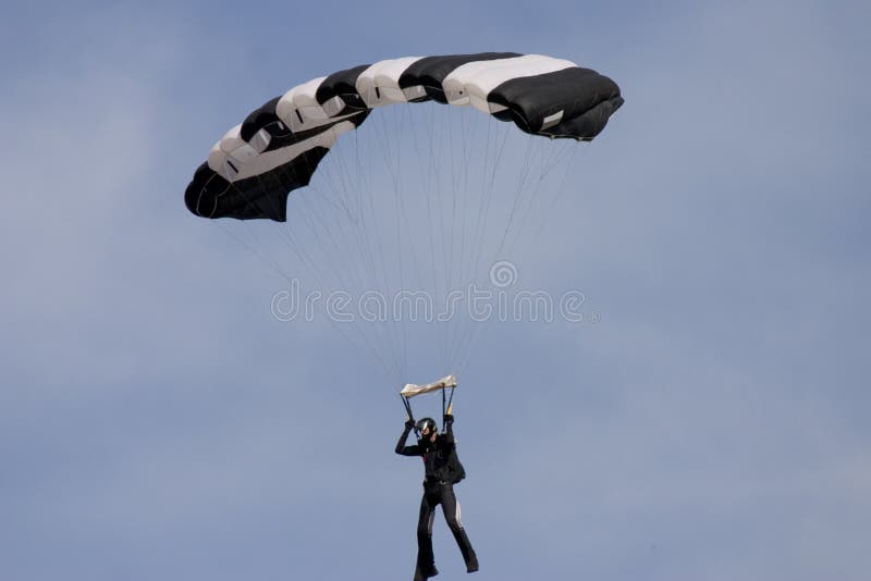 Zebra parachute