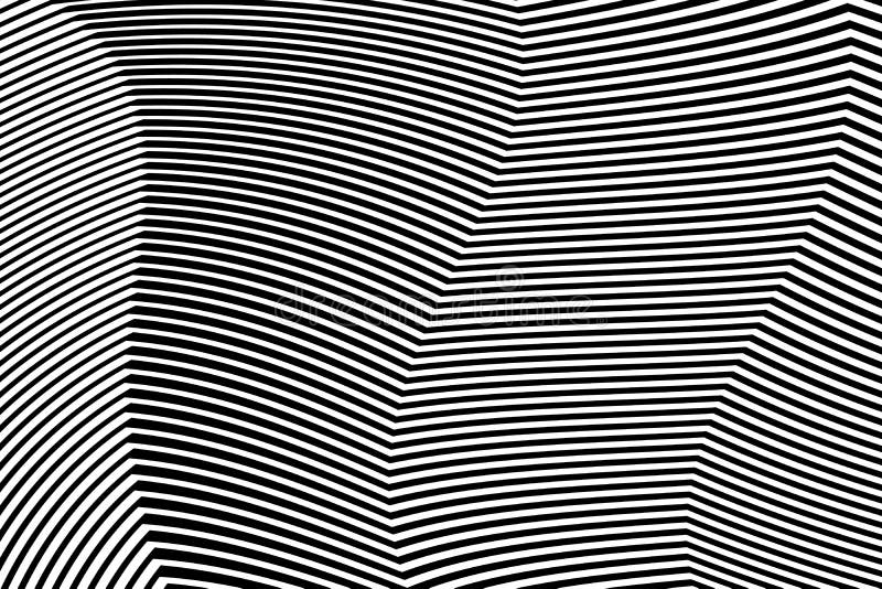 Zebra projekta Czarny I Biały lampasy Wektorowi royalty ilustracja Zebra projekta Czarny I Biały lampasy Wektorowi royalty ilustracja