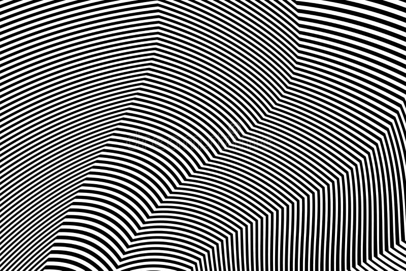 Zebra projekta Czarny I Biały lampasy Wektorowi ilustracji Zebra projekta Czarny I Biały lampasy Wektorowi ilustracji