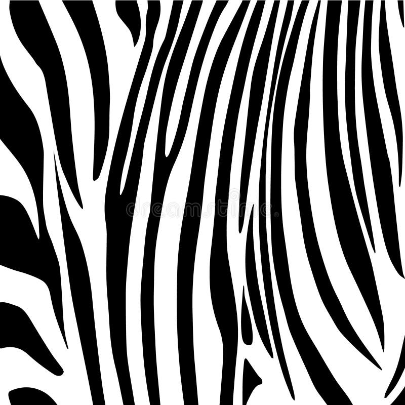 Zebra Stripes Pattern Stock Vector - Image: 66834228