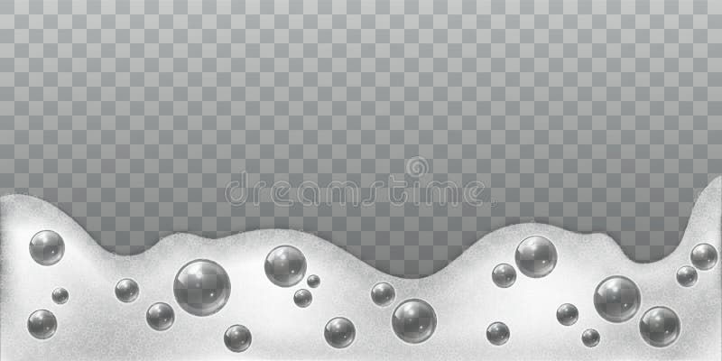 Zeepschuim Verse wasserij witte bellen, shampoozeep transparante het borrelen glanzende bruisende hygi?ne 3d ge?soleerde vector royalty-vrije illustratie Zeepschuim Verse wasserij witte bellen, shampoozeep transparante het borrelen glanzende bruisende hygi?ne 3d ge?soleerde vector royalty-vrije illustratie