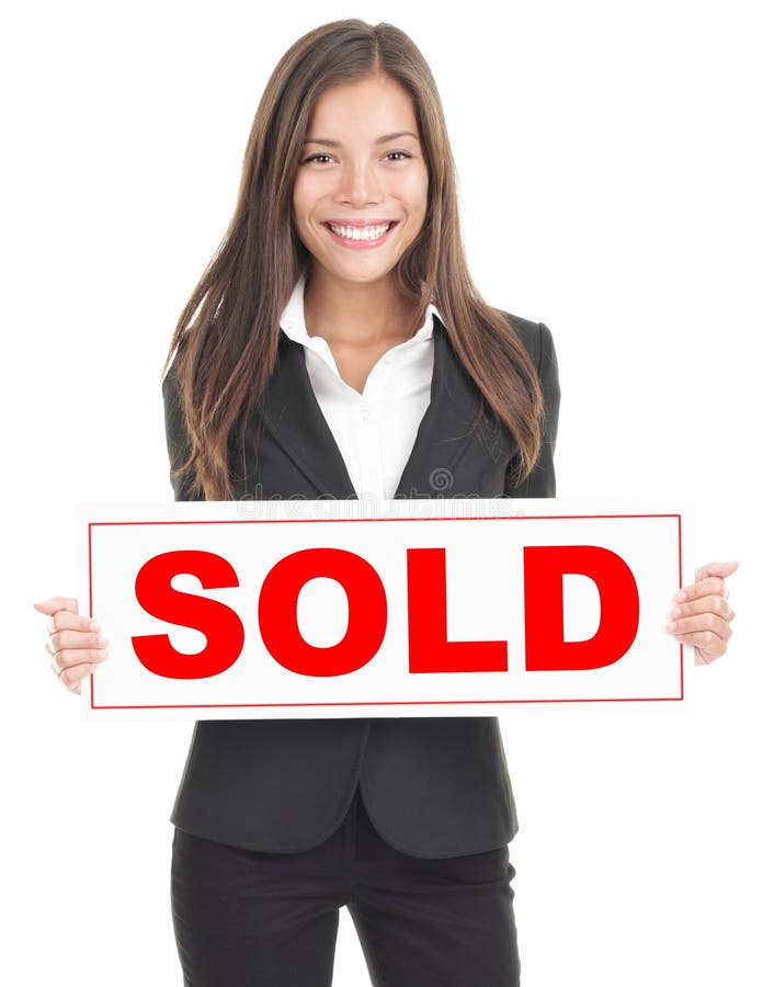 Zeichen des Immobilienmaklers lizenzfreie stockfotos Zeichen des Immobilienmaklers lizenzfreie stockfotos