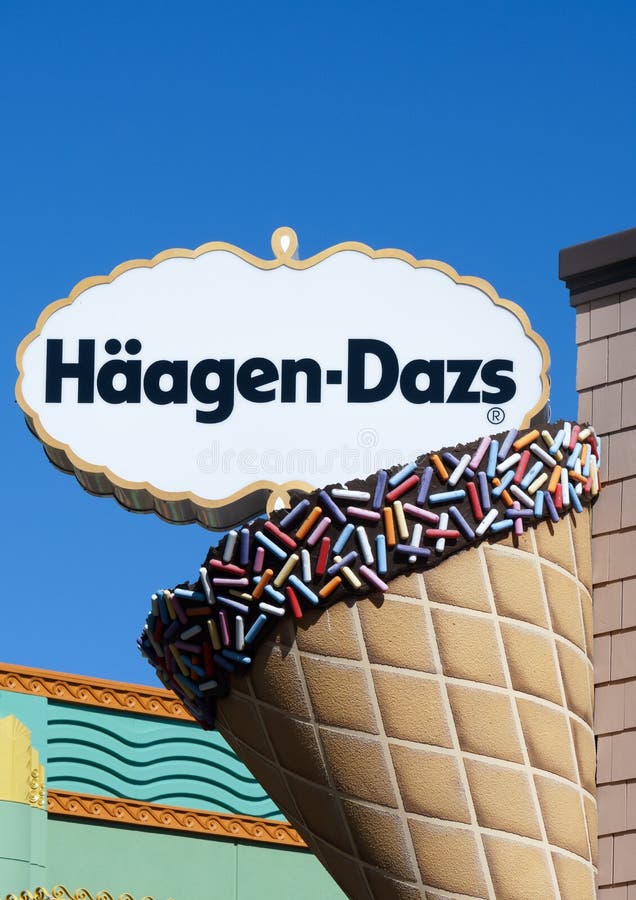 Zeichen und Äußeres Haagen-Dazs stockbilder Zeichen und Äußeres Haagen-Dazs stockbilder