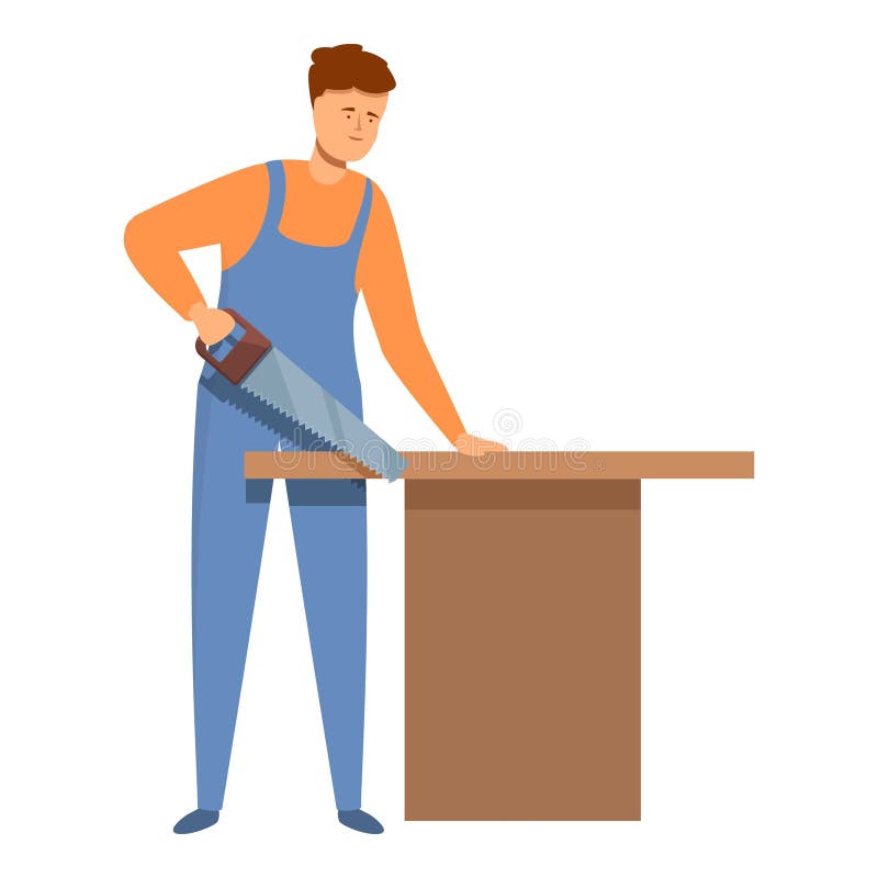 Carpenter assembly desk icon cartoon vector. Home process. Maker fitting. Carpenter assembly desk icon cartoon vector. Home process. Maker fitting