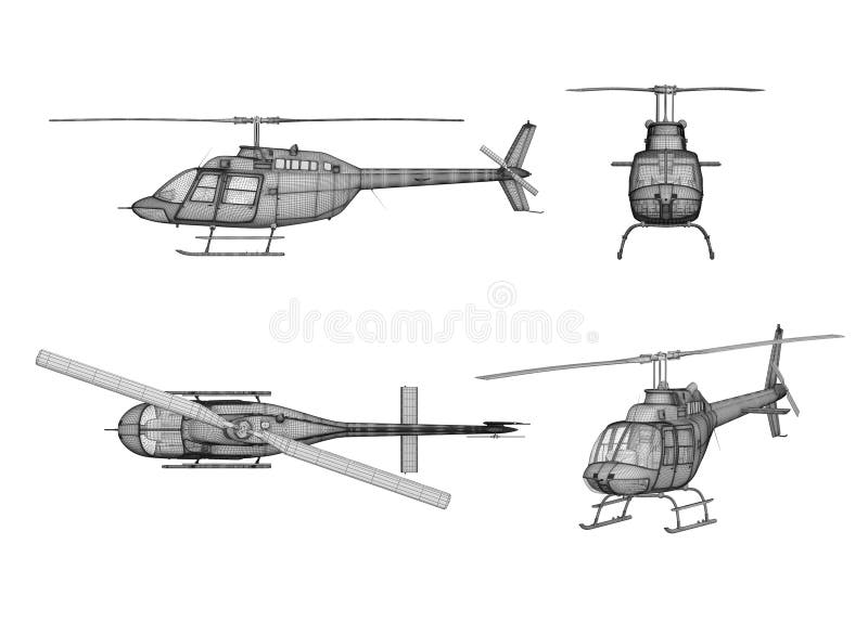 Hubschrauber Zeichnen