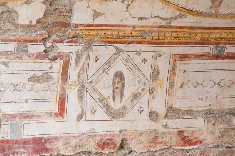 Zeichnungen in den Reihenhäusern, alte Stadt Ephesus lizenzfreies stockbild Zeichnungen in den Reihenhäusern, alte Stadt Ephesus lizenzfreies stockbild