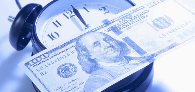 Zeit ist Geld Wecker mit Dollar wechseln als Symbol des Geschäfts ein lizenzfreie stockbilder Zeit ist Geld Wecker mit Dollar wechseln als Symbol des Geschäfts ein lizenzfreie stockbilder