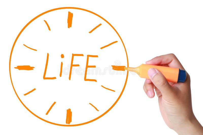 Zeitlebenkonzept lizenzfreies stockfoto Zeitlebenkonzept lizenzfreies stockfoto
