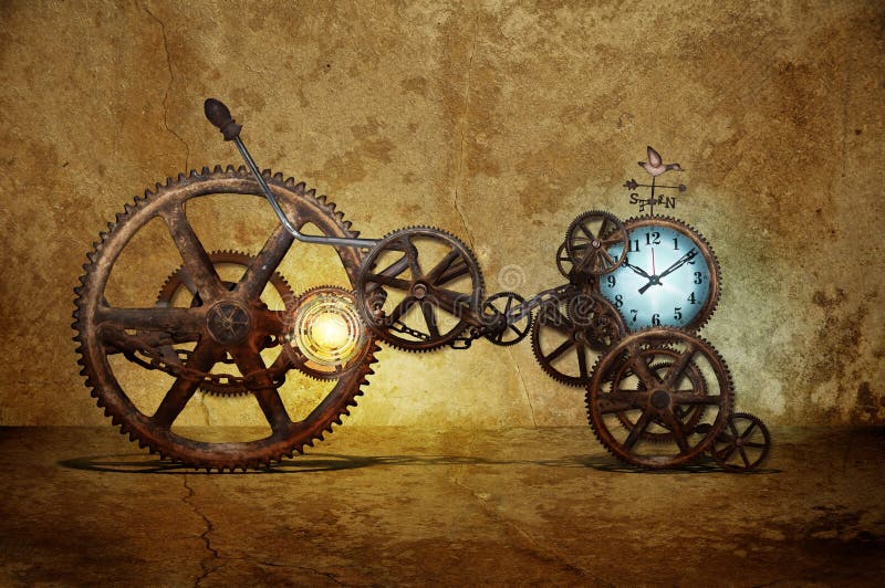 Zeitmaschine lizenzfreie stockfotos Zeitmaschine lizenzfreie stockfotos