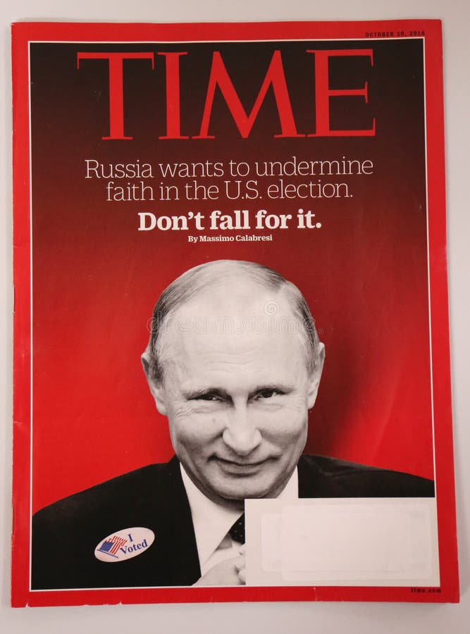 Zeitschrift Time mit Vladimir Putin auf Titelseite gab bis 2016 Präsidentschaftswahl heraus stockbilder Zeitschrift Time mit Vladimir Putin auf Titelseite gab bis 2016 Präsidentschaftswahl heraus stockbilder