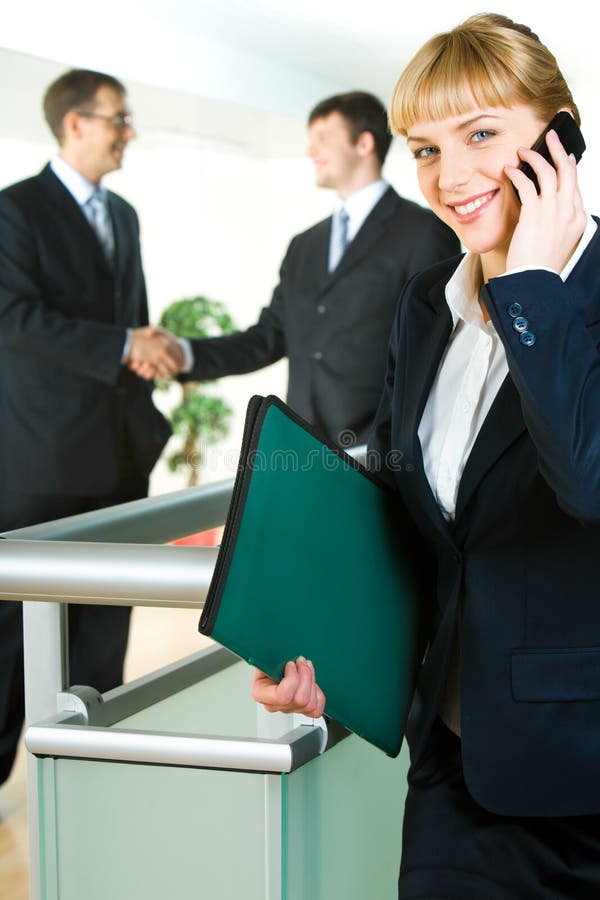 Zelfverzekerde vrouw royalty-vrije stock afbeelding