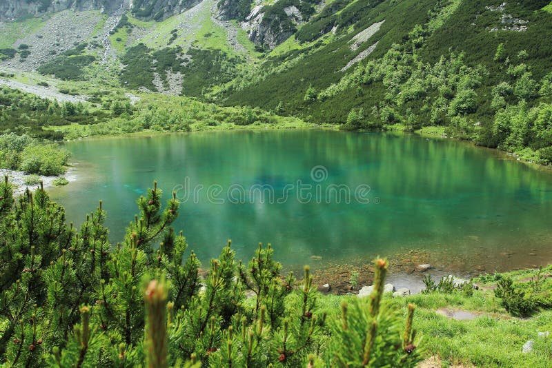 Zelené pleso ve Vysokých Tatrách