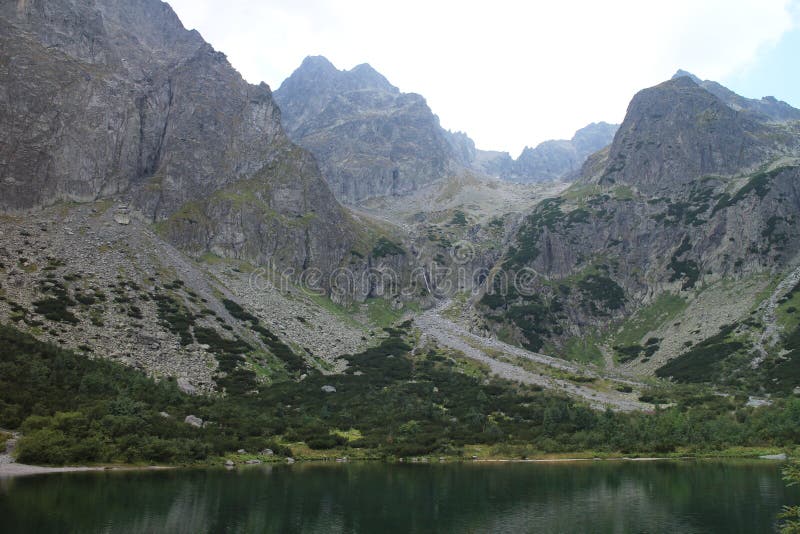 Zelene pleso tarn in High Tatras