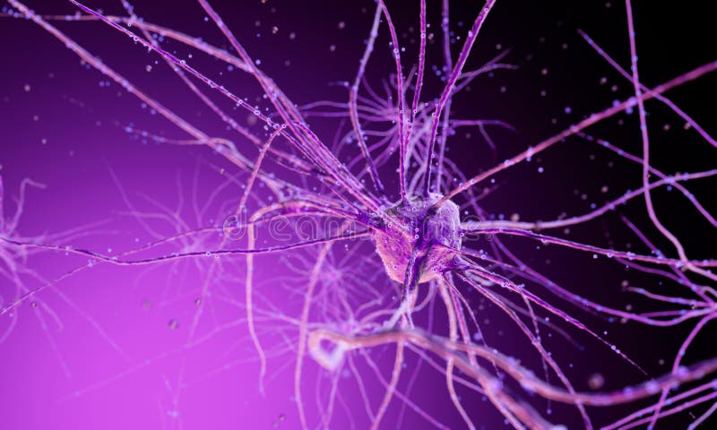 Zellen des Neurons 3d stockfotografie Zellen des Neurons 3d stockfotografie
