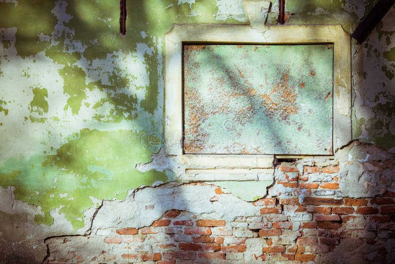 Zement-Backsteinmauerhintergrund der Weinlese grüner lizenzfreies stockfoto Zement-Backsteinmauerhintergrund der Weinlese grüner lizenzfreies stockfoto