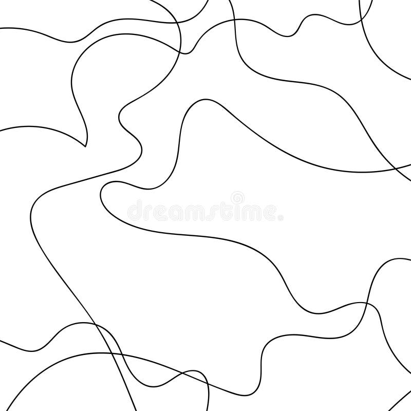 Zen Art Doodle Ornate Abstract Background. Hand Drawn Black and White
