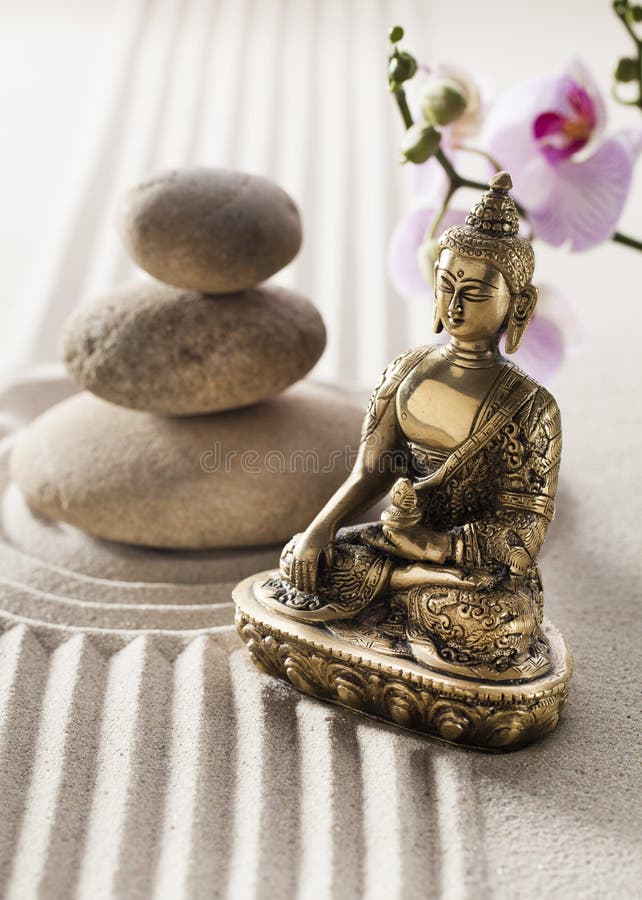 Zen Decor for Relaxing Spa Atmosphere Stock Photo - Image of ...