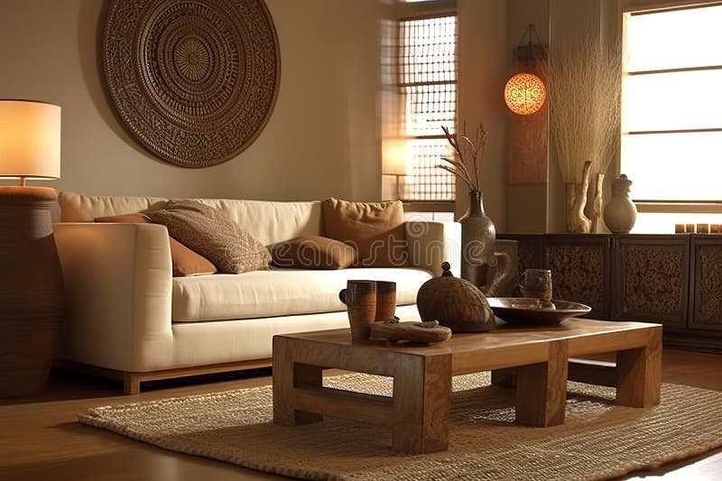 Zen Living Room Create a Living Room with a Zen Inspired Design, Using Natural Materials
