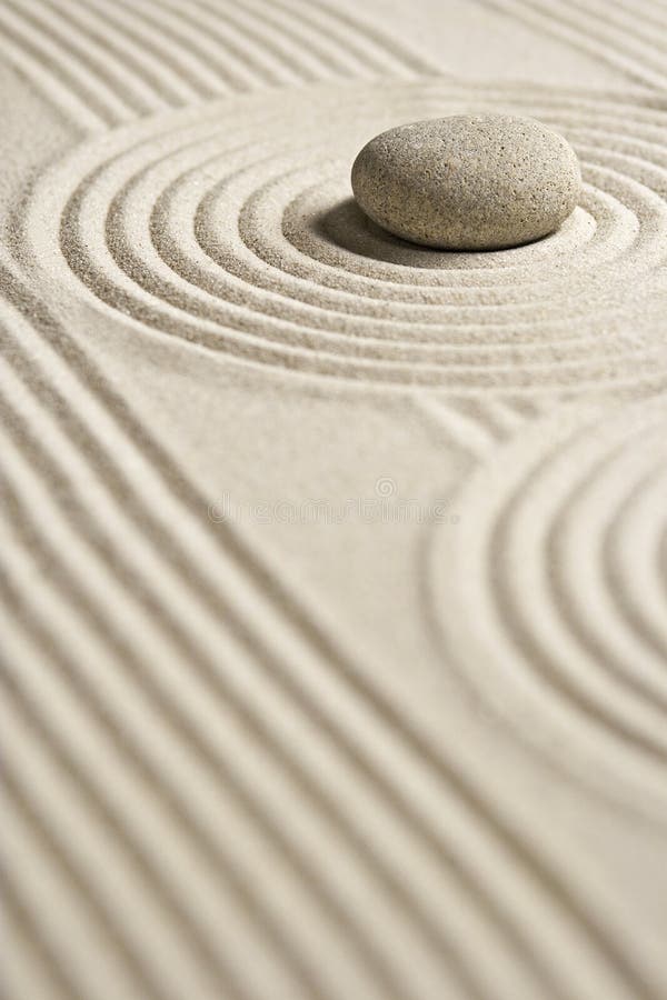 zen ogrodu obraz stock